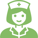 Hospitality nurse icon